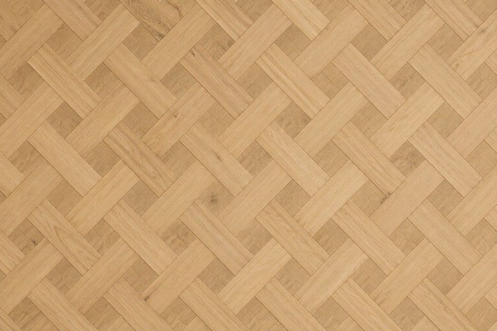 Stitch Weave pattern in real oak