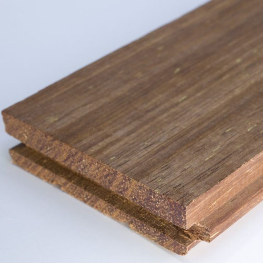 Detail of hybrid or laminate flooring