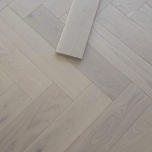 Oxford Herringbone White Oiled Oak 14 x 125 x 600 (mm)