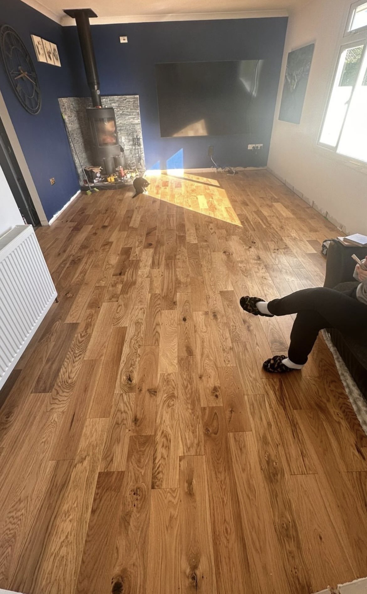 Rustic engineered wood with more texture and natural variation