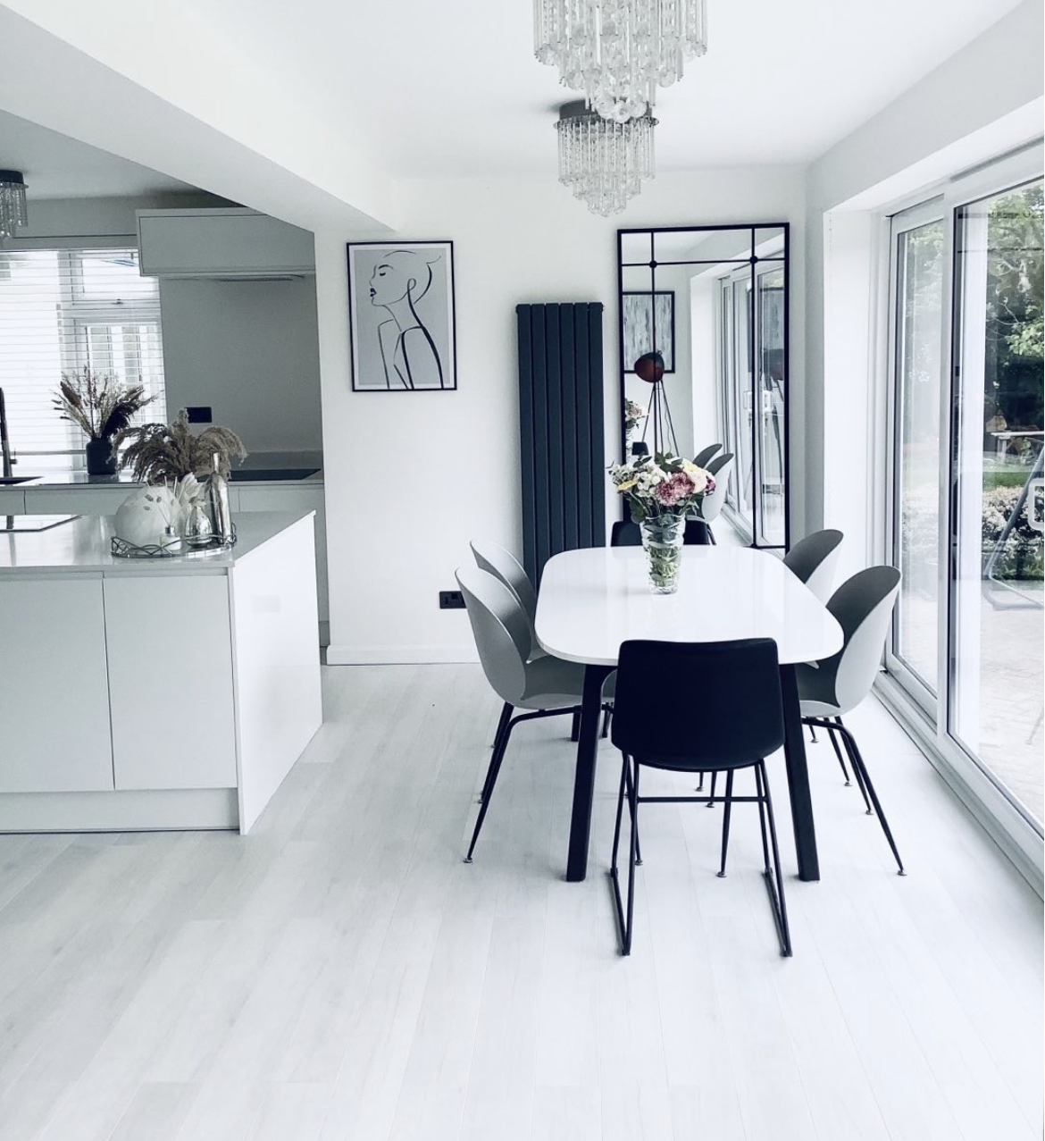 Light laminate for a cleaner, more open room feel