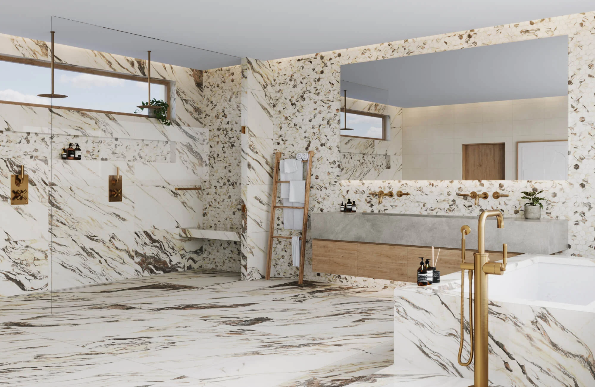 Bathroom flooring technical suitability and finish detail
