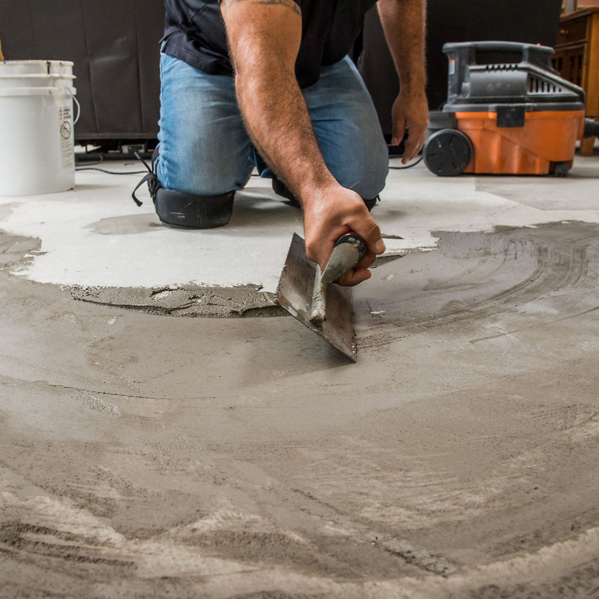Floor patching and subfloor repair
