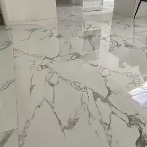 Terrenzo Marble Effect Polished Porcelain Wall & Floor Tile 60 x 120 (cm)