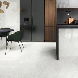 Agate White Lappato Porcelain Floor Tile 600 x 1200 (mm)
